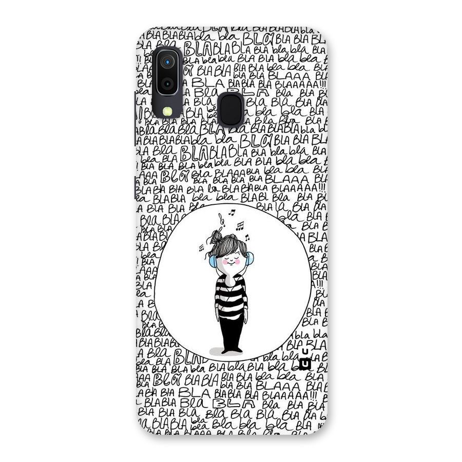 Music And Bla Bla Back Case for Galaxy M10s