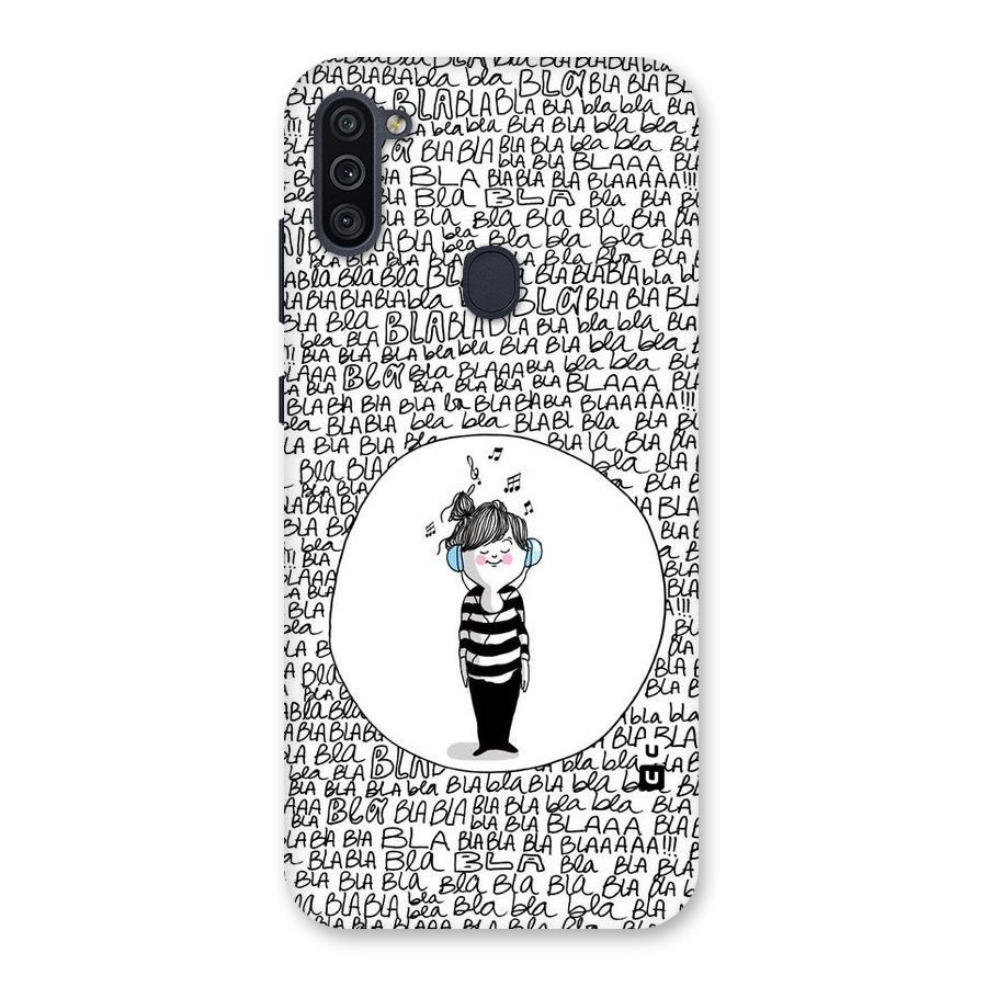 Music And Bla Bla Back Case for Galaxy M11