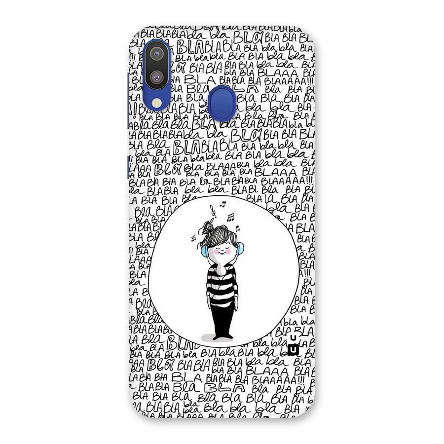Music And Bla Bla Back Case for Galaxy M20