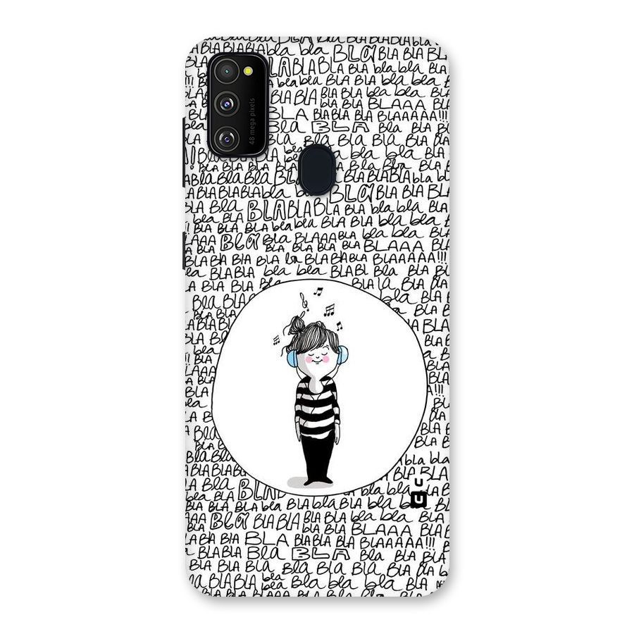 Music And Bla Bla Back Case for Galaxy M30s
