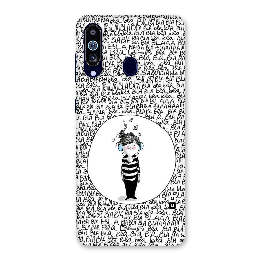 Music And Bla Bla Back Case for Galaxy M40