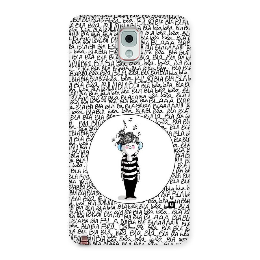 Music And Bla Bla Back Case for Galaxy Note 3