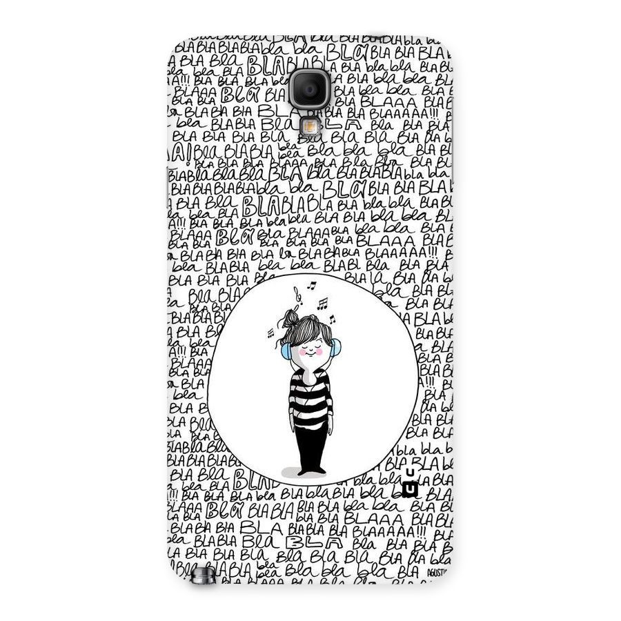Music And Bla Bla Back Case for Galaxy Note 3 Neo