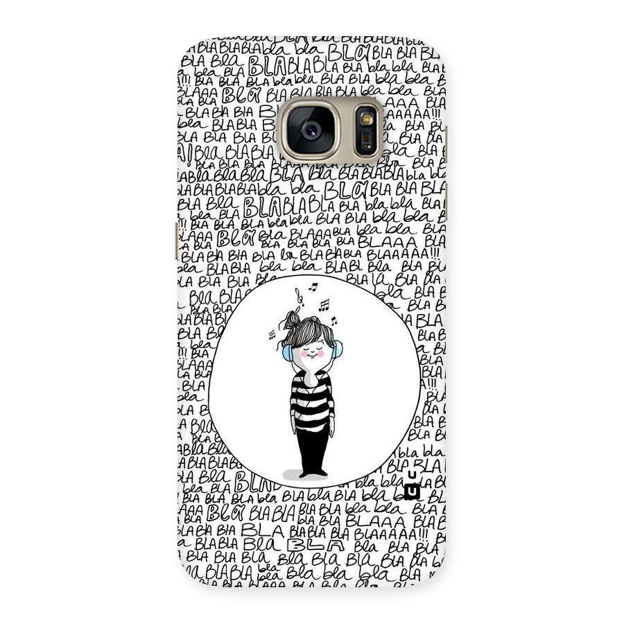 Music And Bla Bla Back Case for Galaxy S7