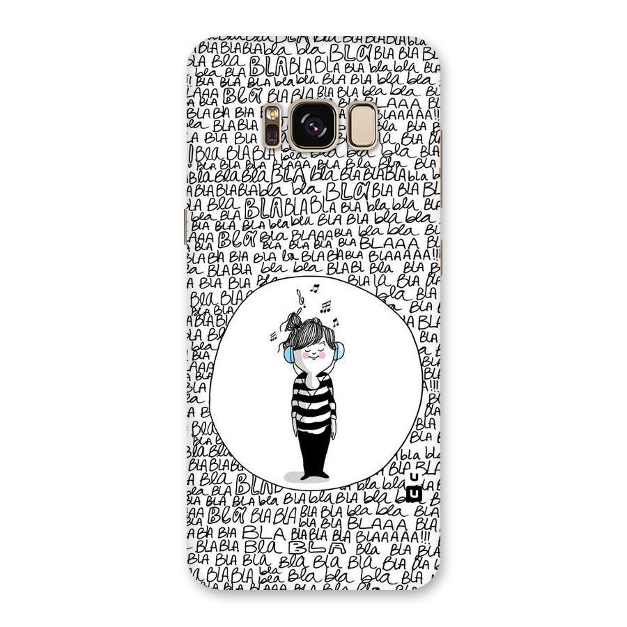 Music And Bla Bla Back Case for Galaxy S8