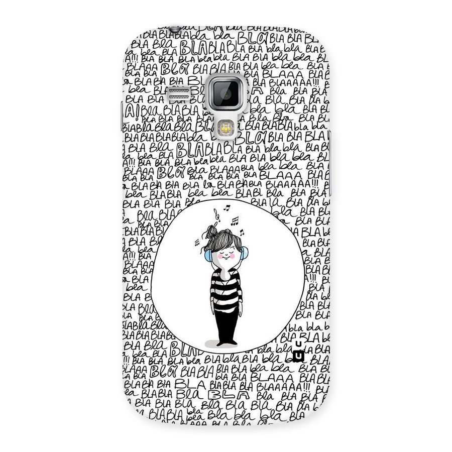 Music And Bla Bla Back Case for Galaxy S Duos
