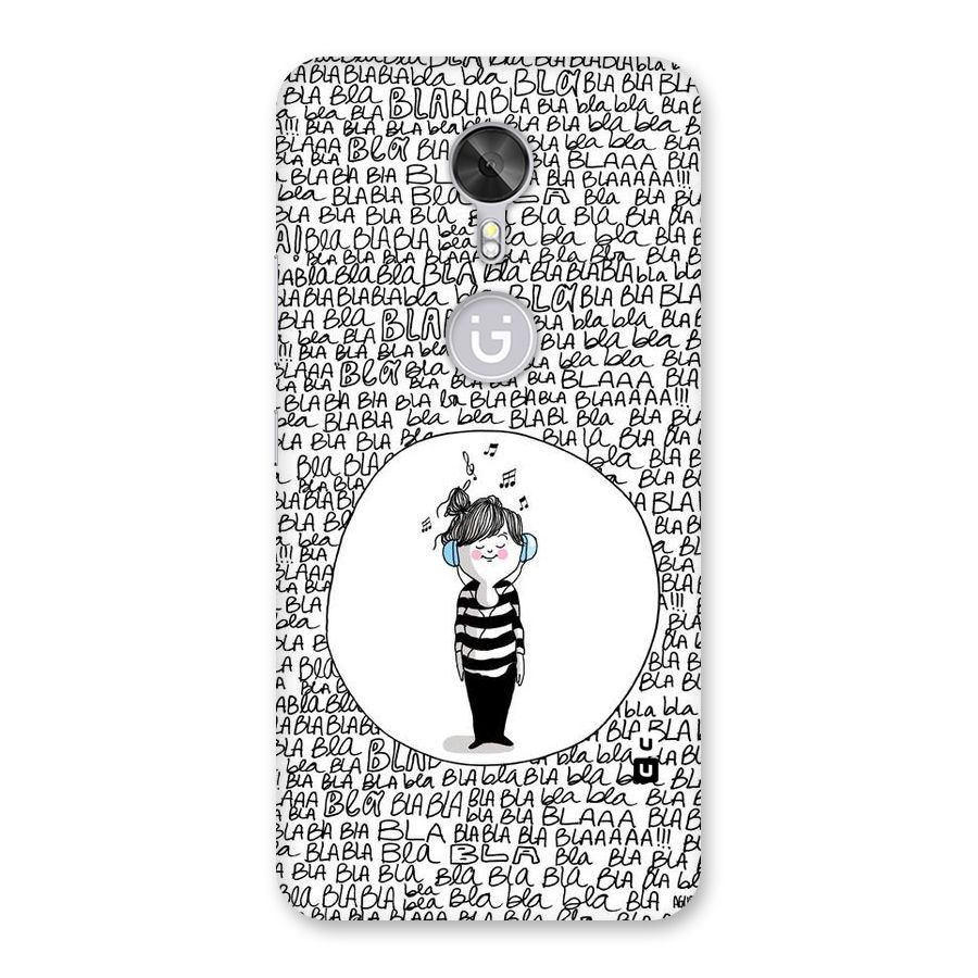 Music And Bla Bla Back Case for Gionee A1