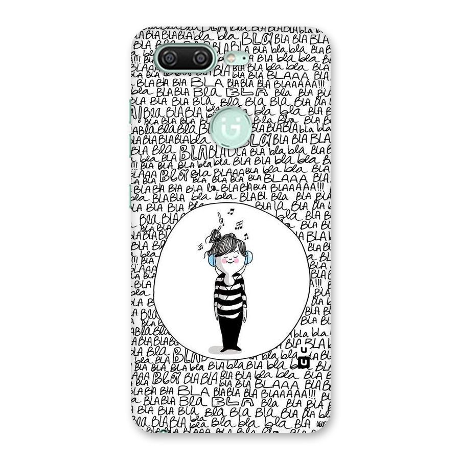 Music And Bla Bla Back Case for Gionee S10