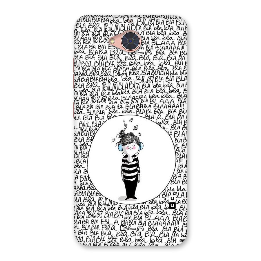 Music And Bla Bla Back Case for Gionee S6 Pro