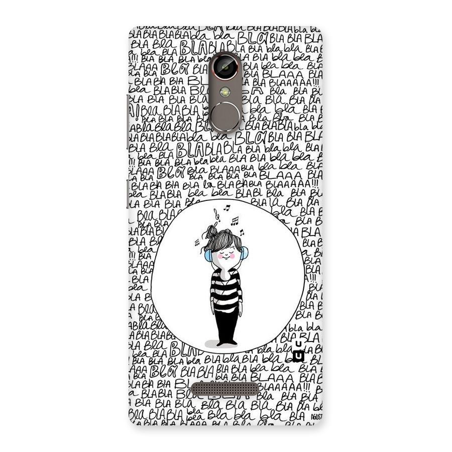 Music And Bla Bla Back Case for Gionee S6s