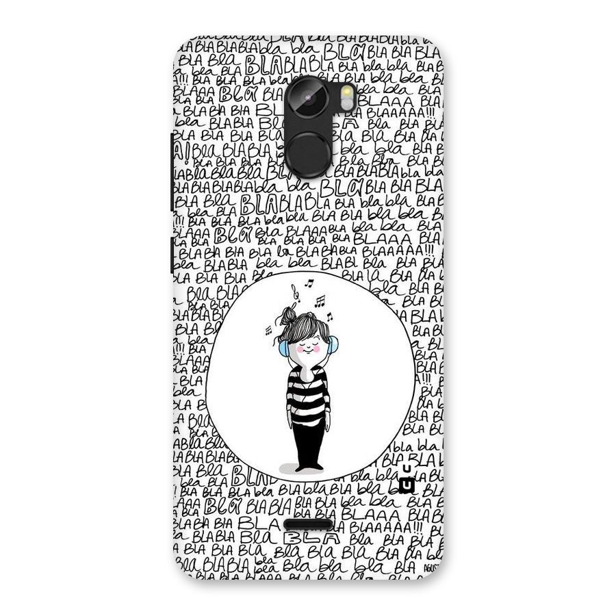 Music And Bla Bla Back Case for Gionee X1