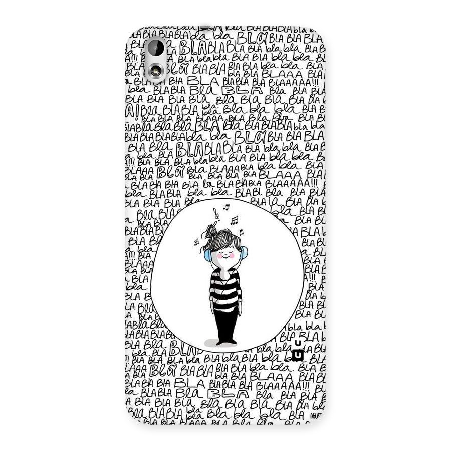 Music And Bla Bla Back Case for HTC Desire 816g