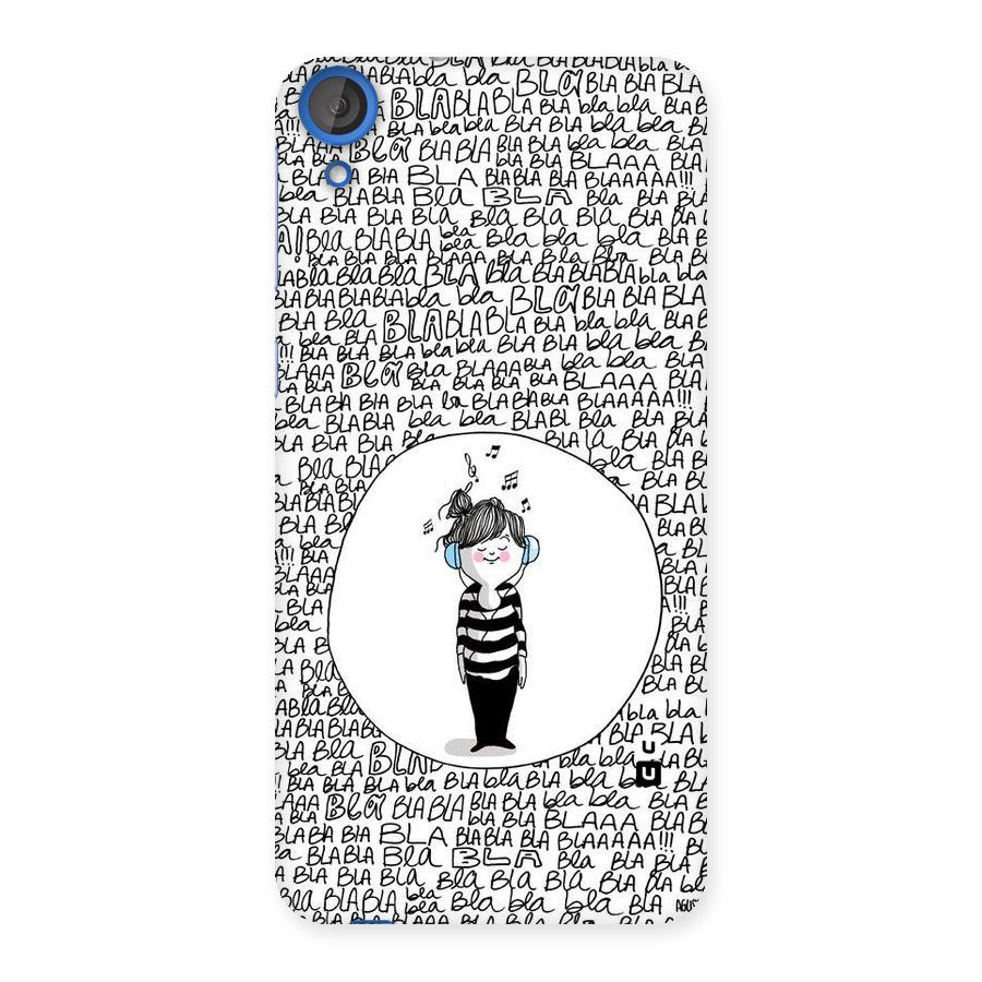 Music And Bla Bla Back Case for HTC Desire 820