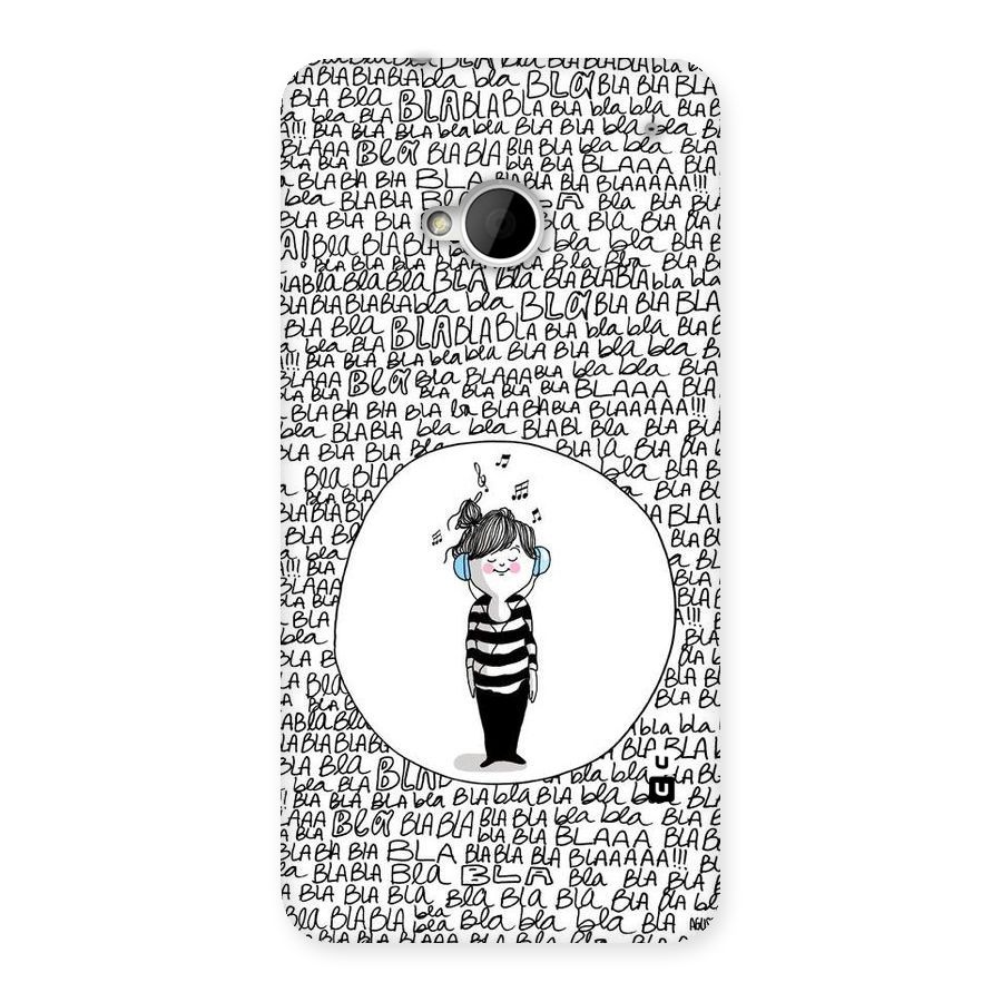 Music And Bla Bla Back Case for HTC One M7