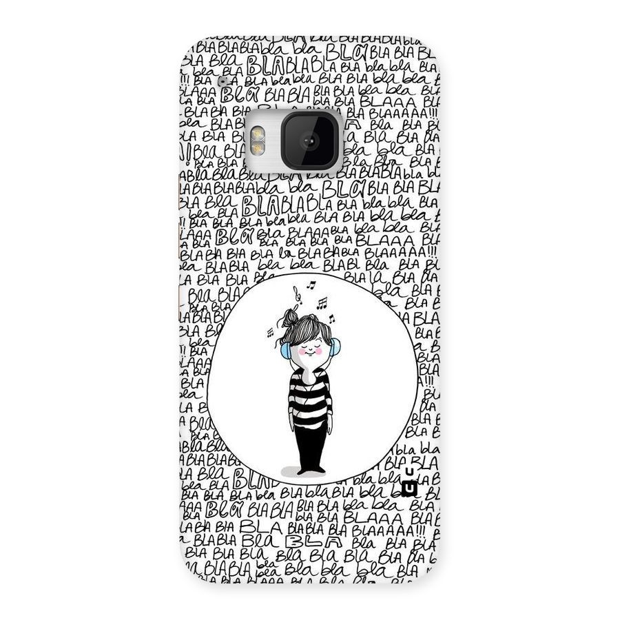 Music And Bla Bla Back Case for HTC One M9