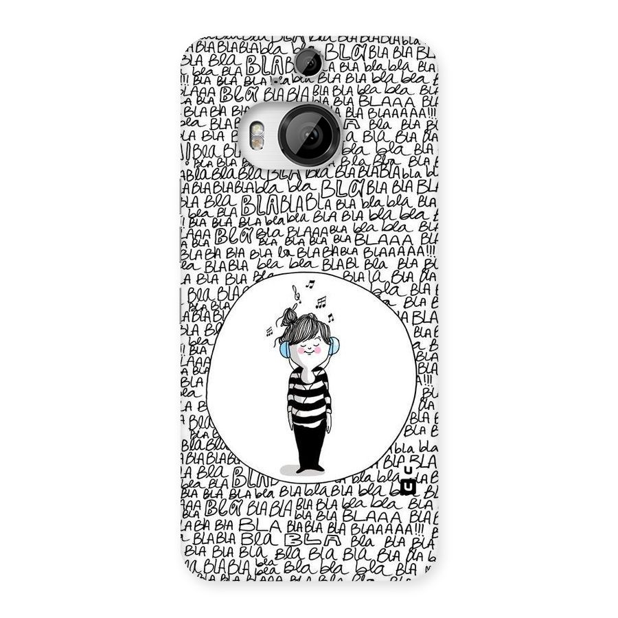 Music And Bla Bla Back Case for HTC One M9 Plus