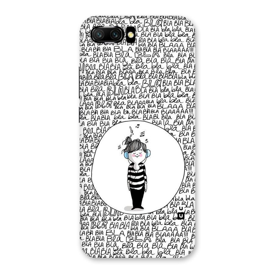 Music And Bla Bla Back Case for Honor 10