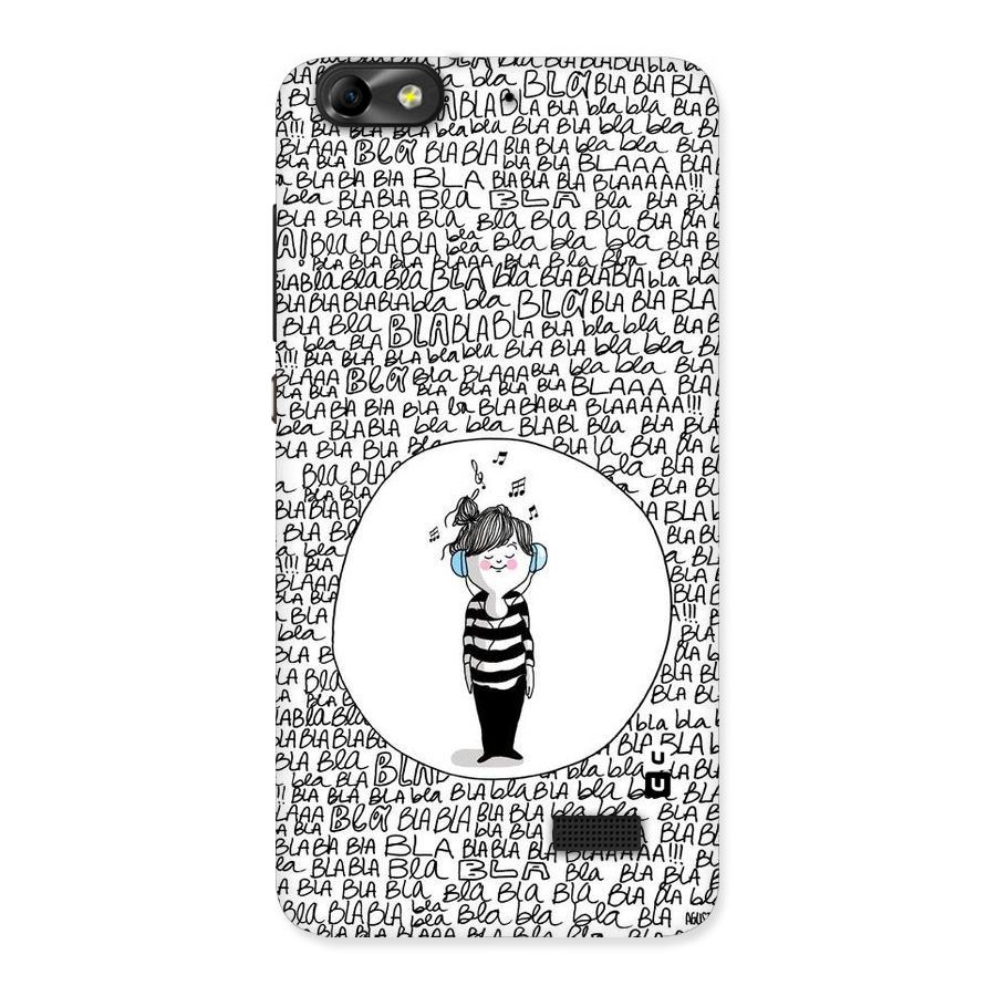 Music And Bla Bla Back Case for Honor 4C
