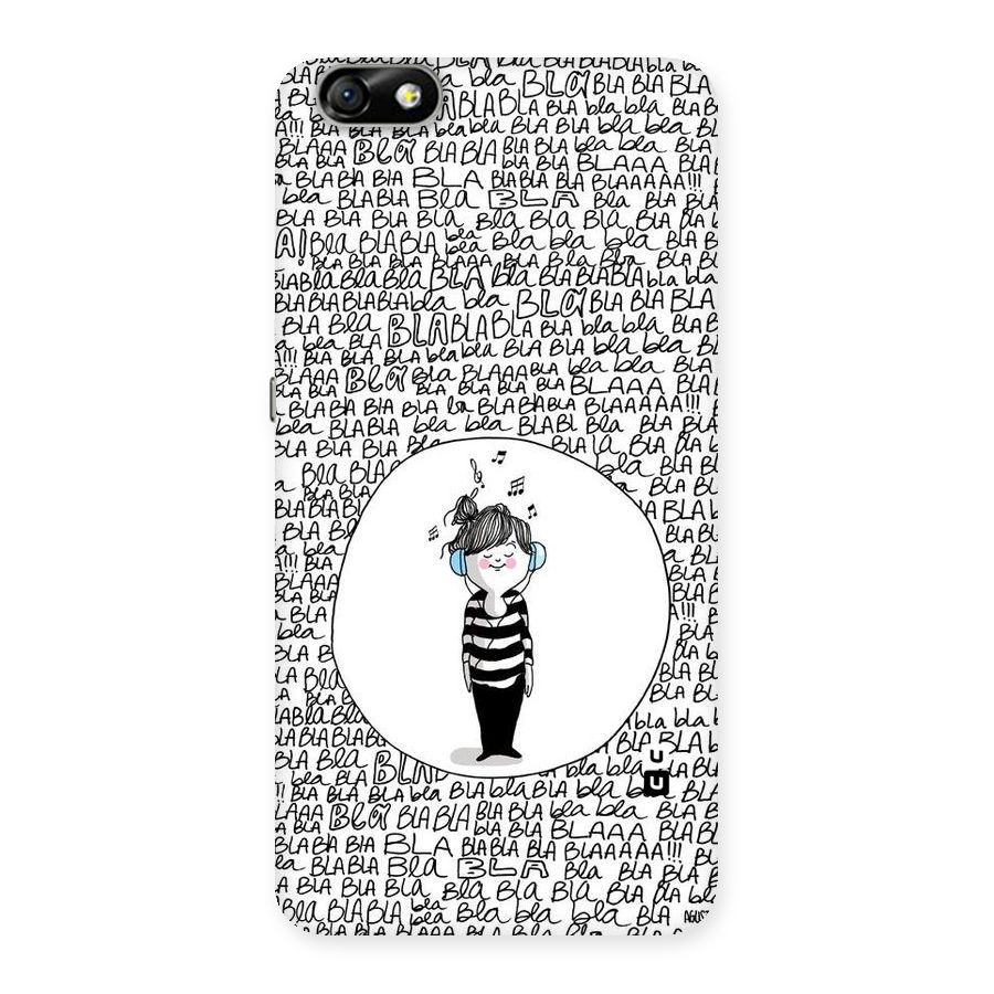 Music And Bla Bla Back Case for Honor 4X