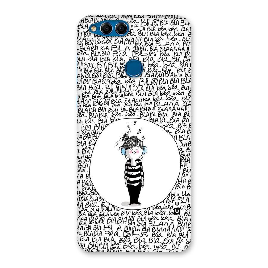 Music And Bla Bla Back Case for Honor 7X