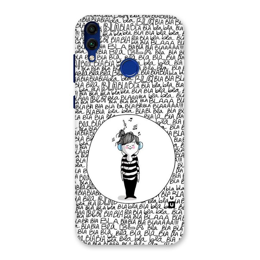 Music And Bla Bla Back Case for Honor 8C