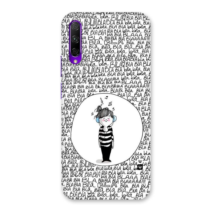 Music And Bla Bla Back Case for Honor 9X Pro