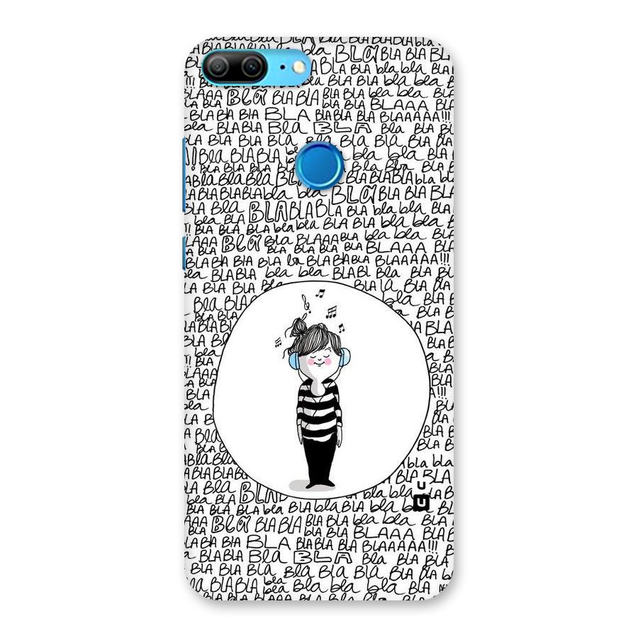 Music And Bla Bla Back Case for Honor 9 Lite