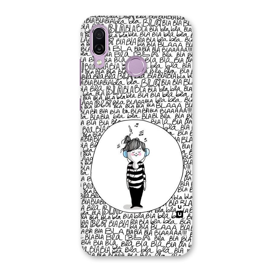 Music And Bla Bla Back Case for Honor Play