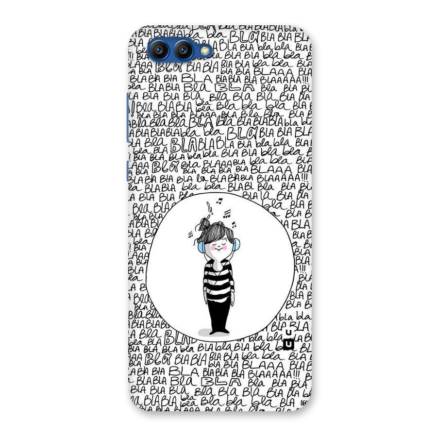 Music And Bla Bla Back Case for Honor View 10