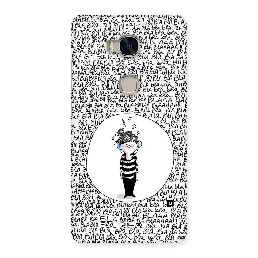 Music And Bla Bla Back Case for Huawei Honor 5X