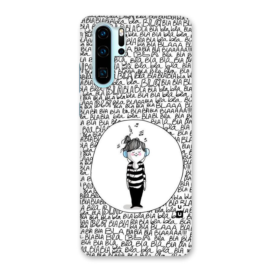 Music And Bla Bla Back Case for Huawei P30 Pro