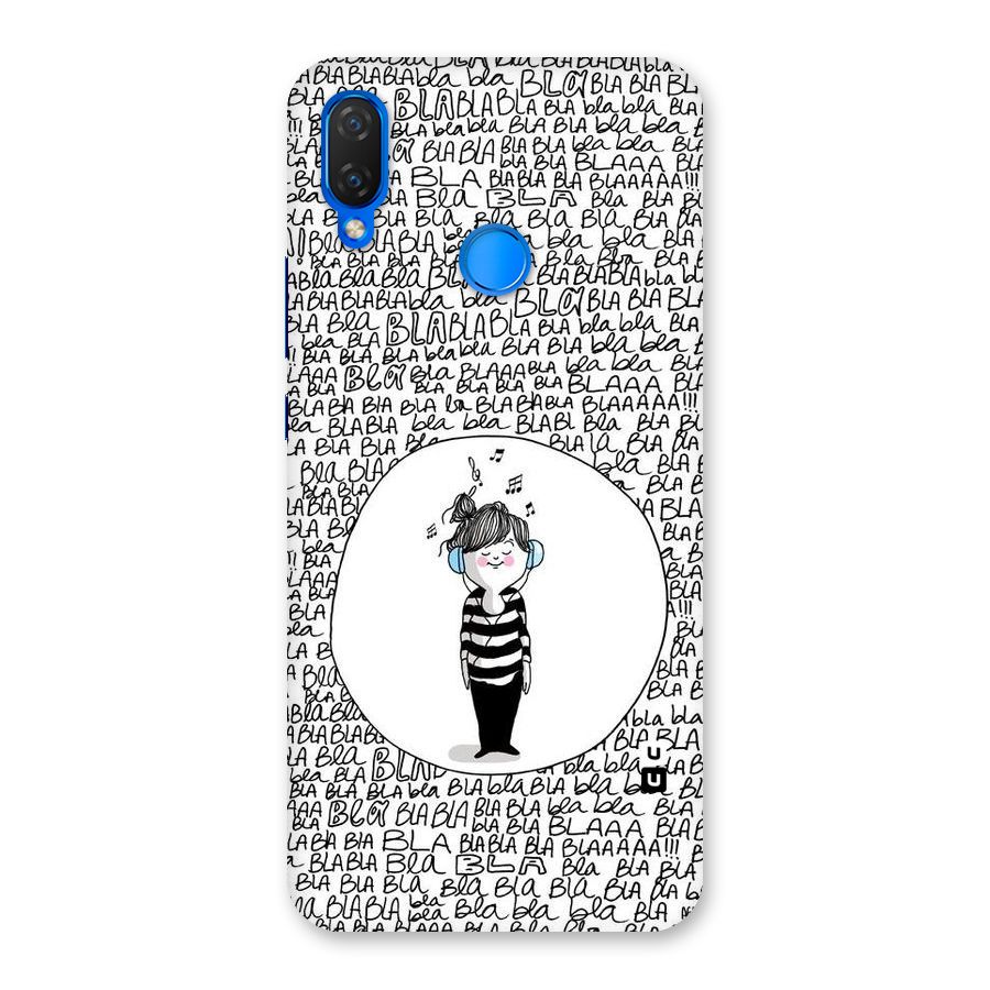 Music And Bla Bla Back Case for Huawei P Smart+