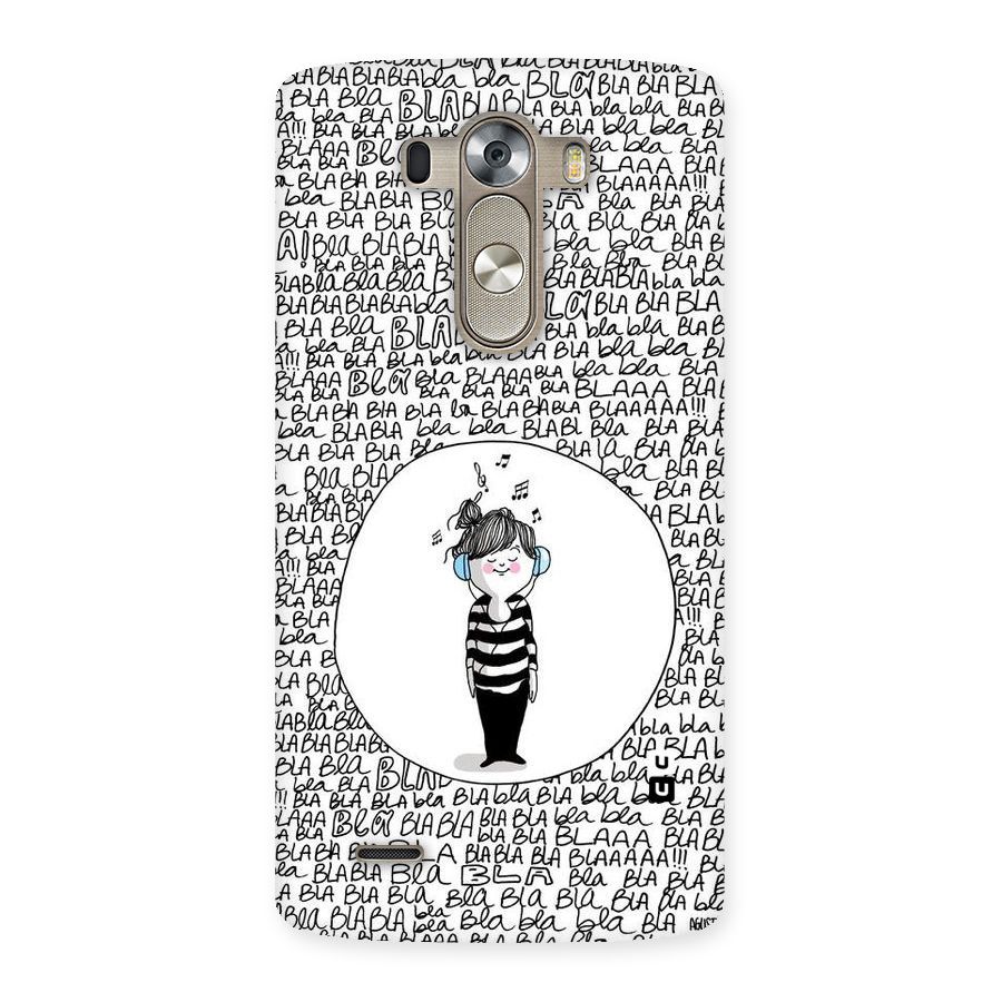 Music And Bla Bla Back Case for LG G3