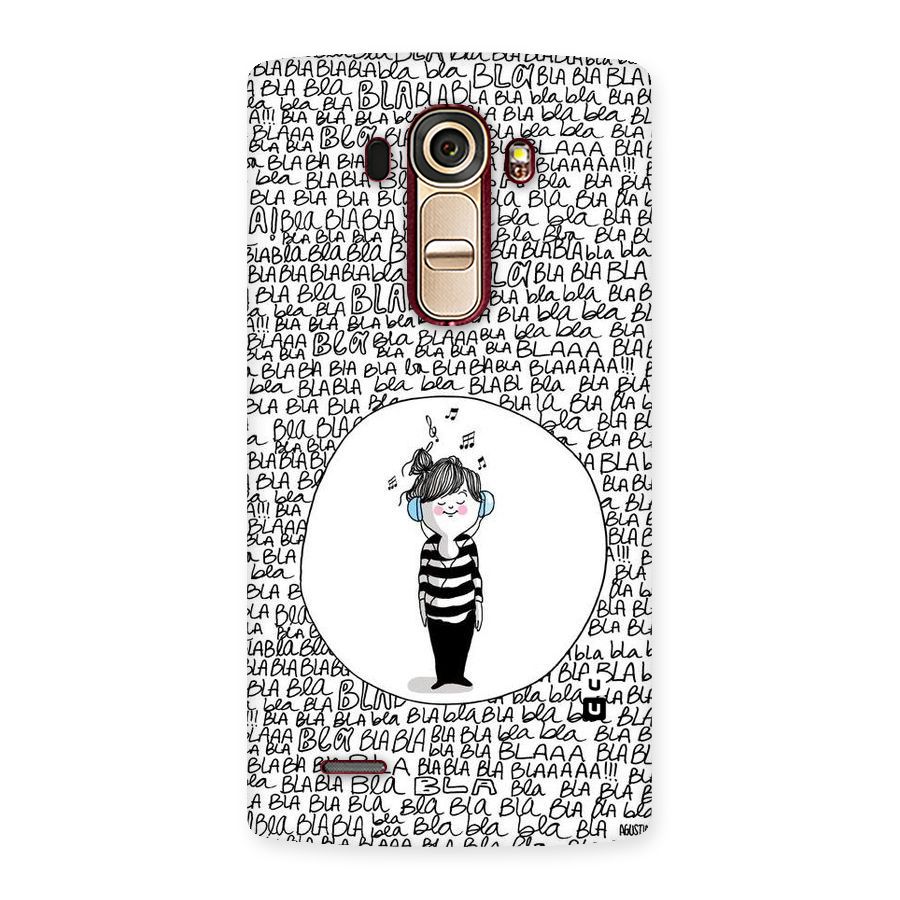 Music And Bla Bla Back Case for LG G4