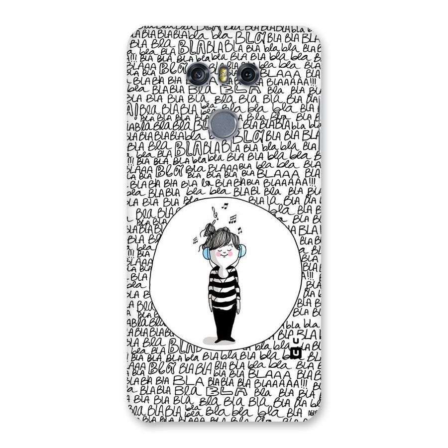 Music And Bla Bla Back Case for LG G6