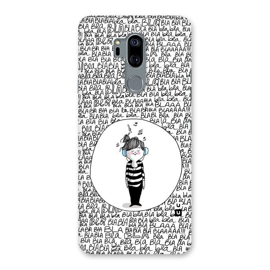 Music And Bla Bla Back Case for LG G7