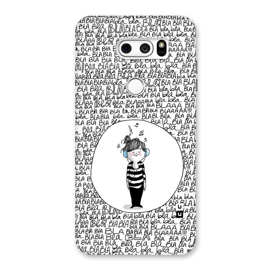 Music And Bla Bla Back Case for LG V30
