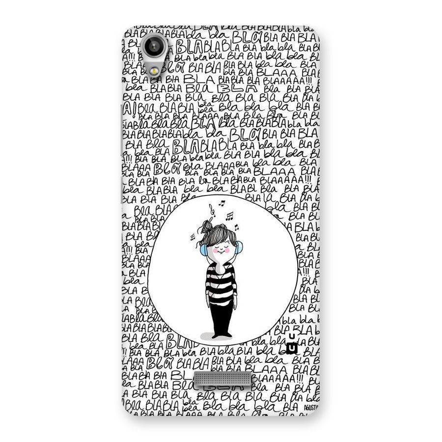 Music And Bla Bla Back Case for Lava-Pixel-V1