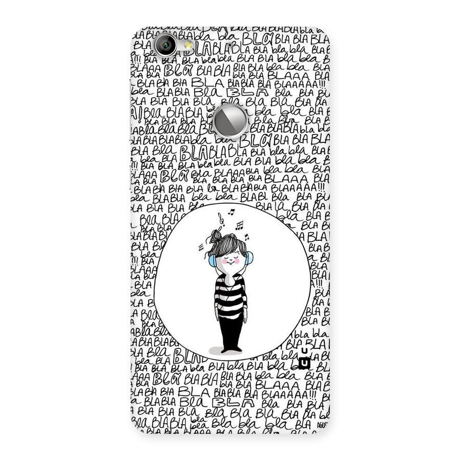 Music And Bla Bla Back Case for LeTV Le 1s