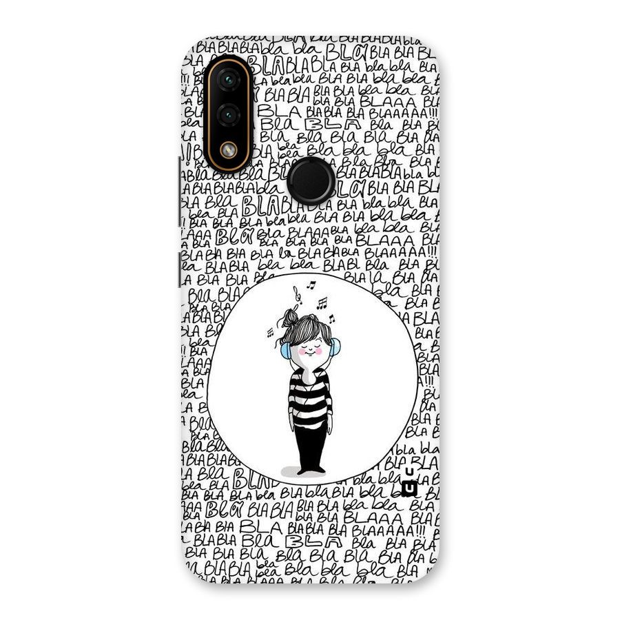 Music And Bla Bla Back Case for Lenovo A6 Note