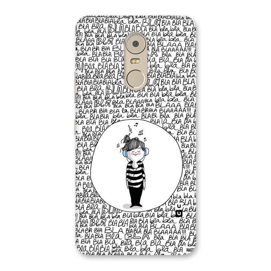 Music And Bla Bla Back Case for Lenovo K6 Note