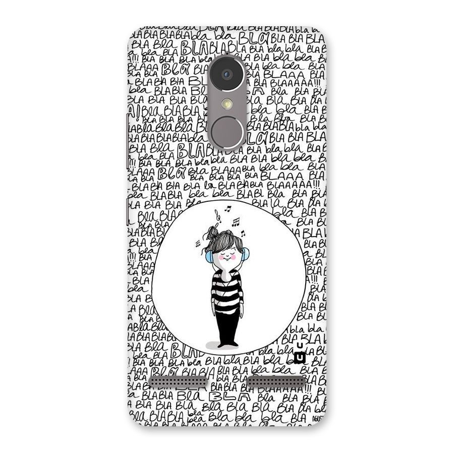 Music And Bla Bla Back Case for Lenovo K6 Power