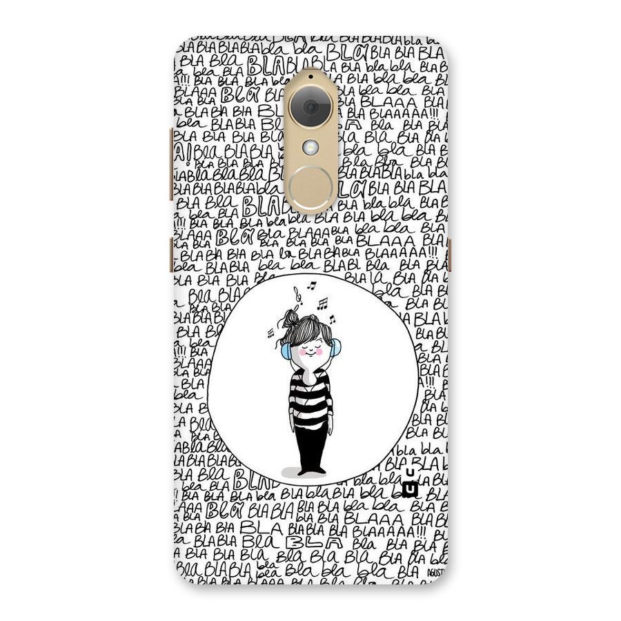 Music And Bla Bla Back Case for Lenovo K8