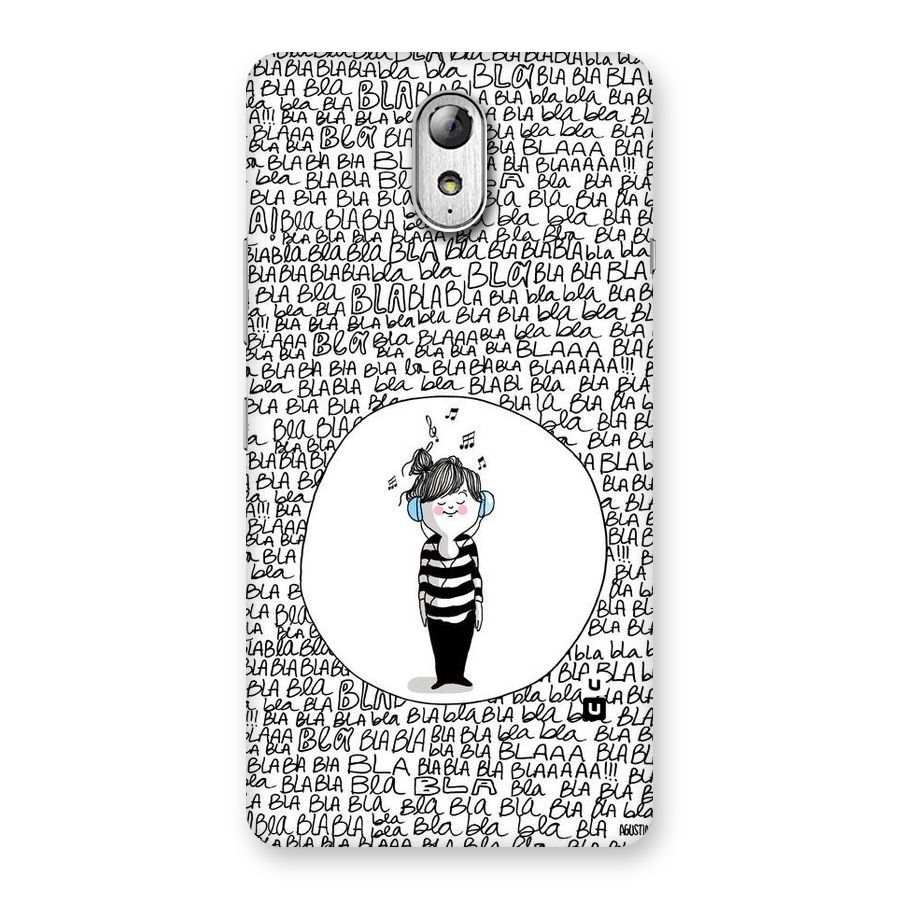 Music And Bla Bla Back Case for Lenovo Vibe P1M