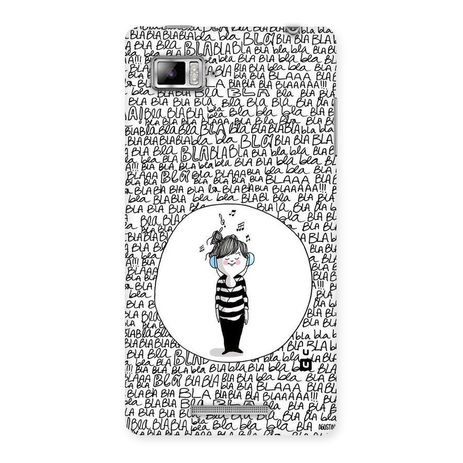 Music And Bla Bla Back Case for Lenovo Vibe Z K910