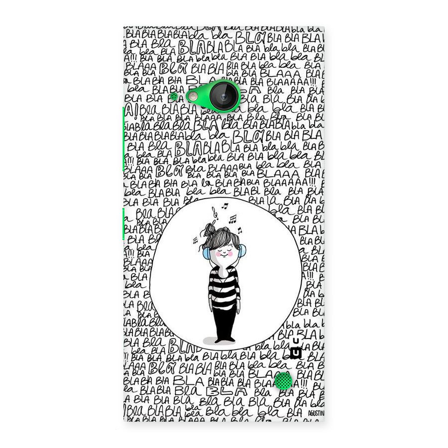 Music And Bla Bla Back Case for Lumia 730