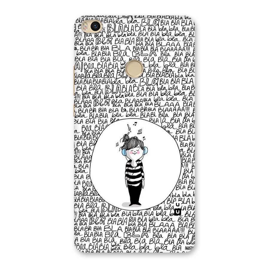 Music And Bla Bla Back Case for Mi Max 2