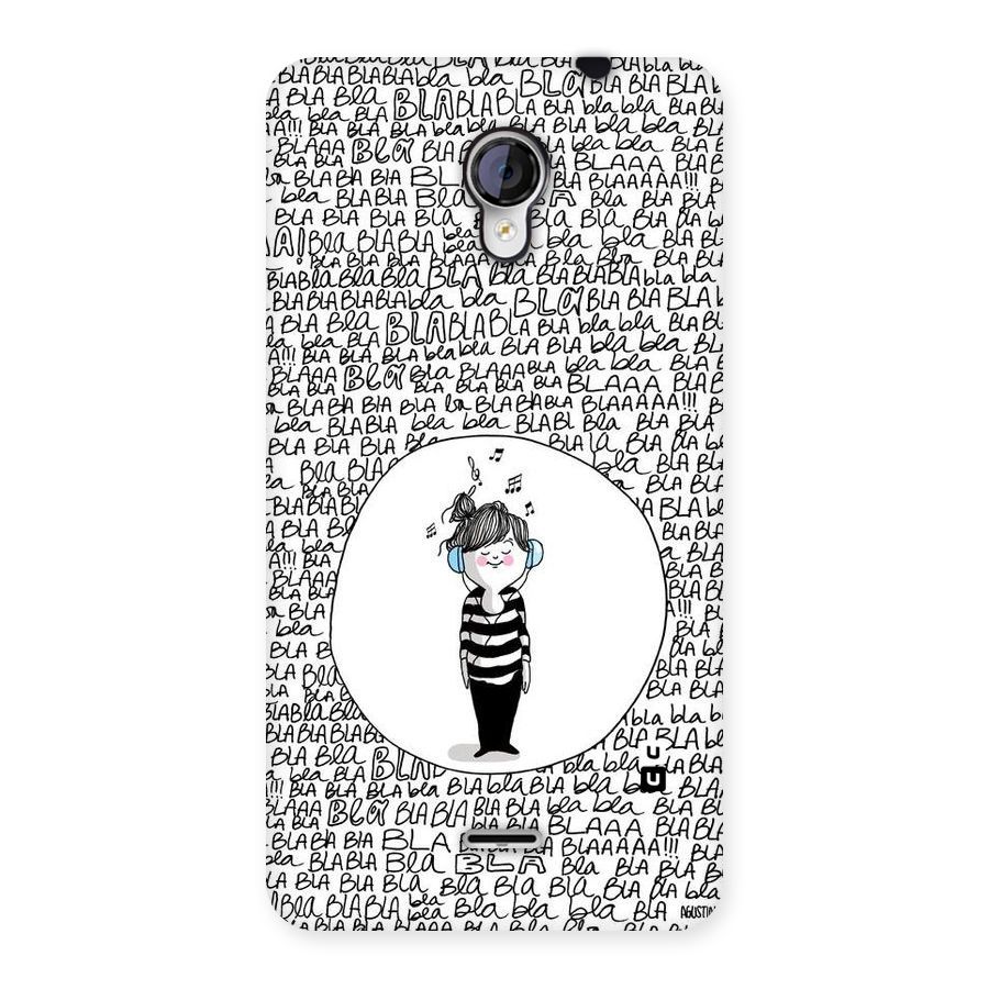 Music And Bla Bla Back Case for Micromax Unite 2 A106