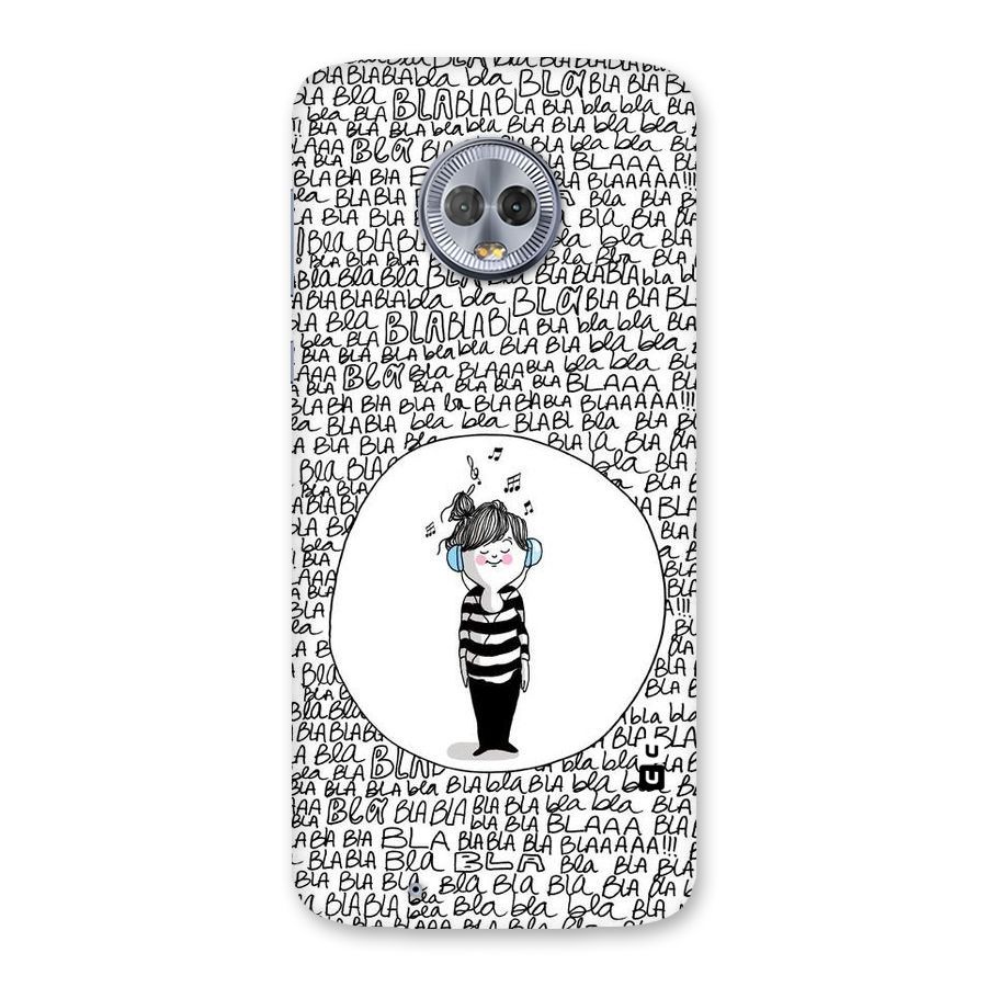 Music And Bla Bla Back Case for Moto G6