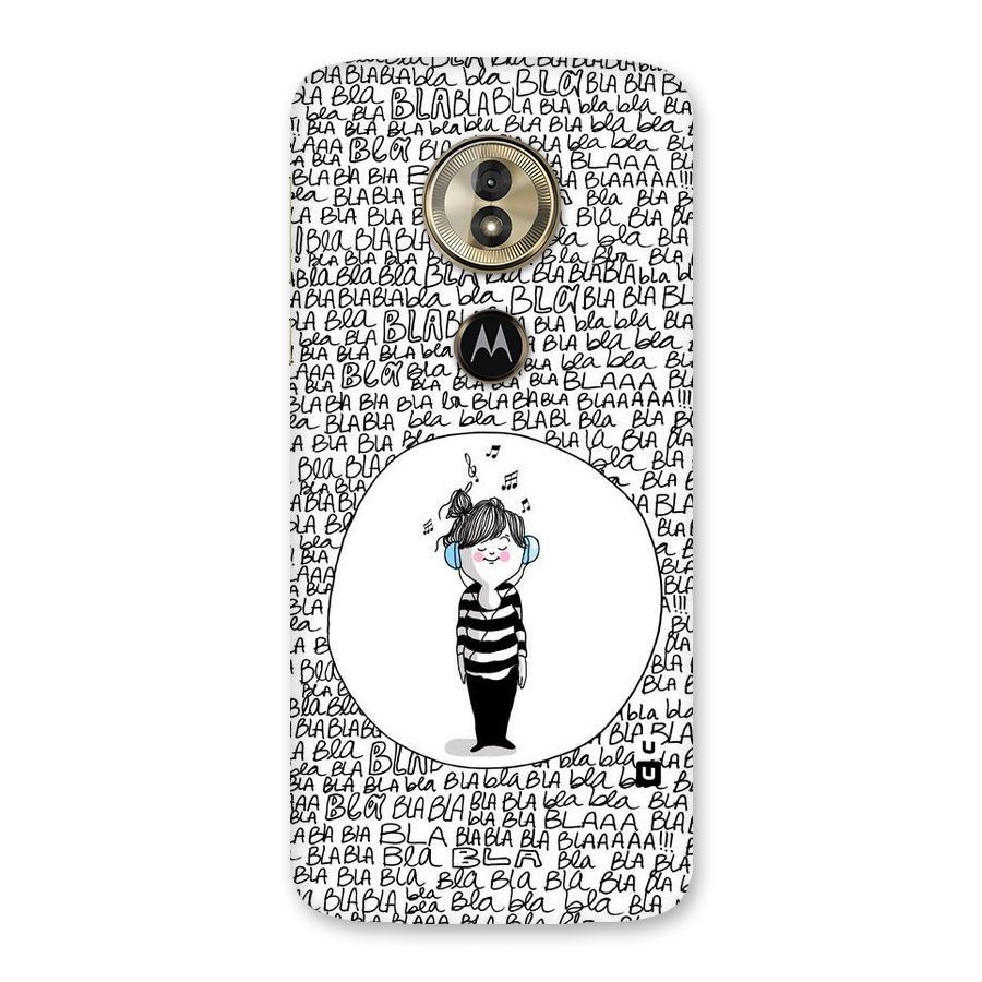Music And Bla Bla Back Case for Moto G6 Play